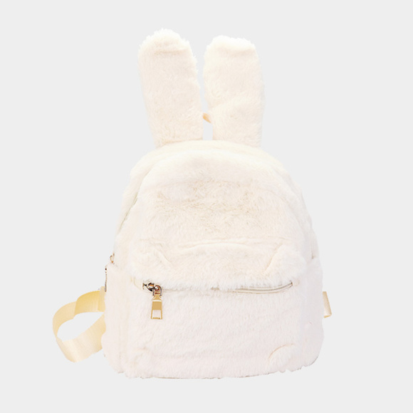 fluffy mini backpack
